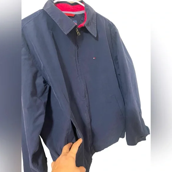 ❤️ Men's Tommy Hilfiger Flex Light Jacket Water & Wind Resistant - Picture 2 of 7